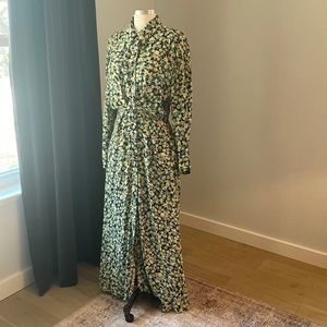 Black and green Zara dress, size M